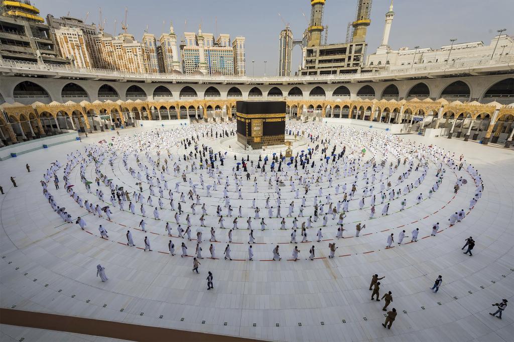 Peregrinación musulmana a La Meca, con medidas de seguridad a causa de la pandemia del coronavirus