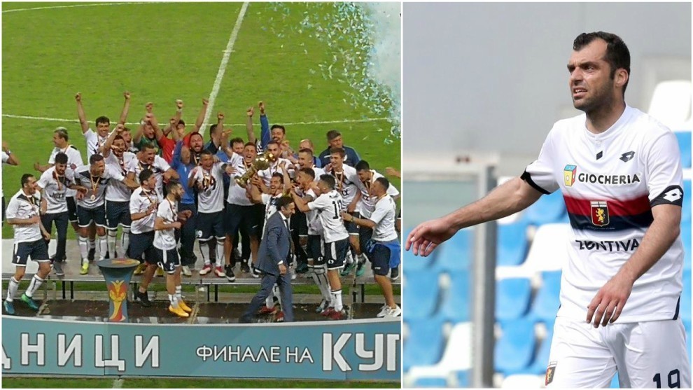 El equipo de Pandev gan la Copa de Macedonia del Norte en la temporada 2018/19.