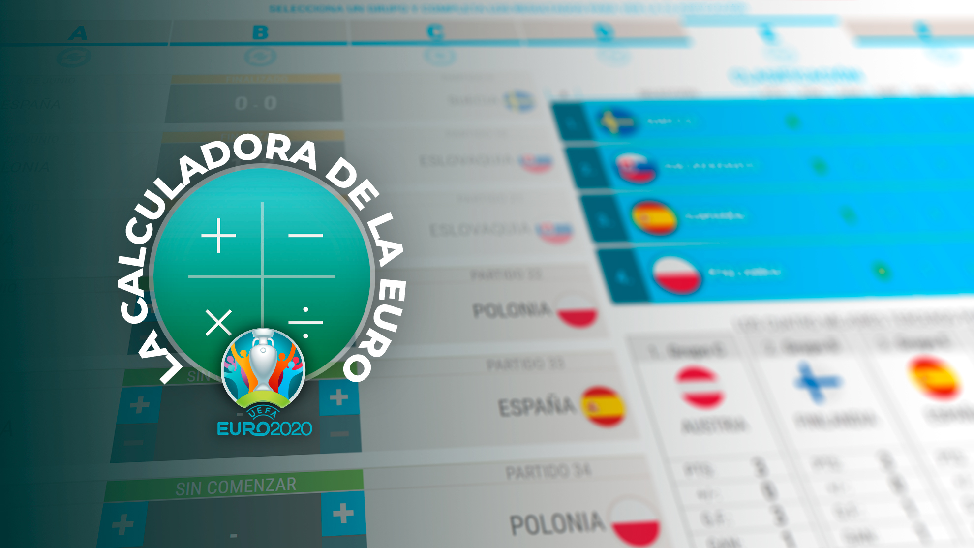 La Calculadora de la Eurocopa: calendario y clasificación de los grupos