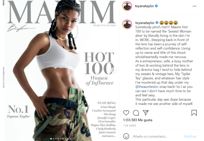 Teyana Taylor: la mujer más sexy del planeta | Marca