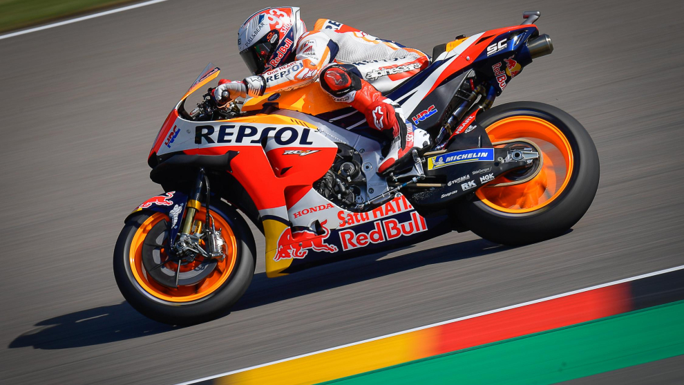Marc Márquez gana la carrera del Gran Premio de Alemania de MotoGP