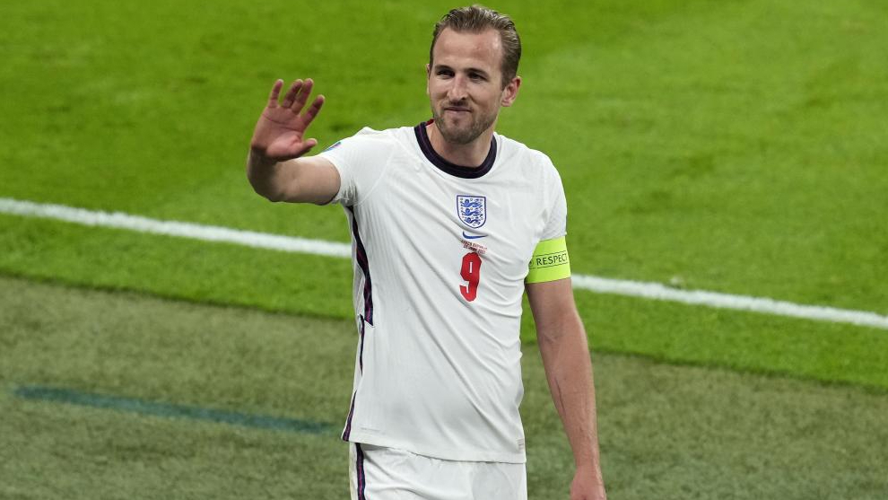 el capitán inglés, después de jugar el último partido de la fase de grupos de la Eurocopa.