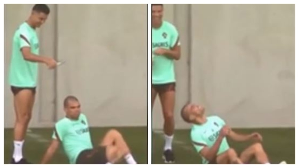 La broma acuática de Cristiano a Pepe: Nunca le des la espalda a un bromista