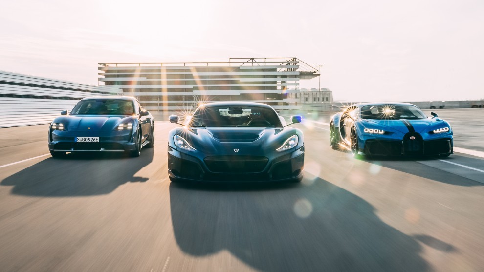 Bugatti Rimac - Porsche - joint venture - hypercar - hiperdeportivos - deportivos eléctricos - Chiron - Nevera