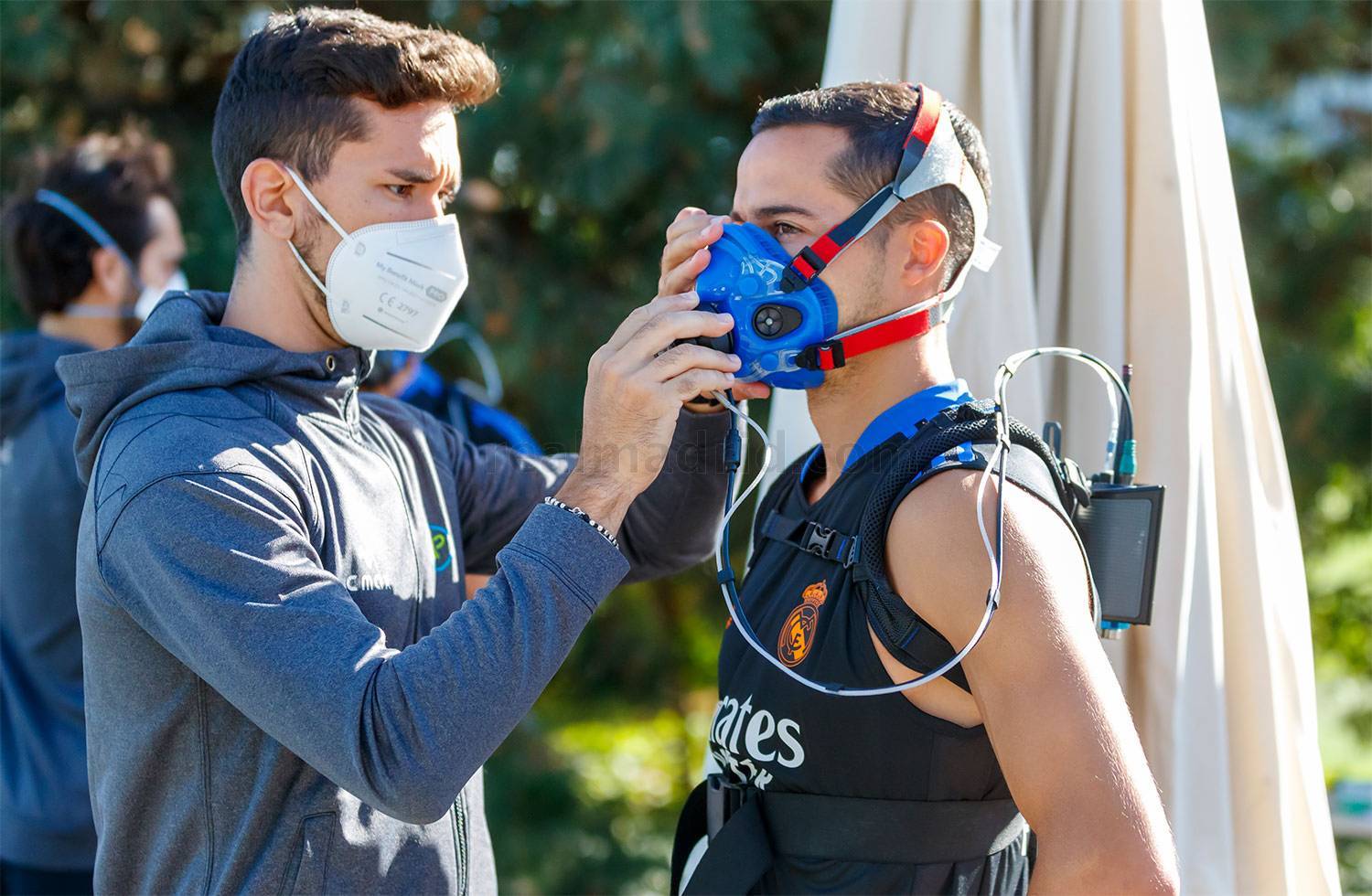 Real Madrid carry out fitness tests at Valdebebas