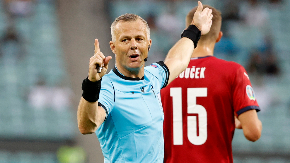 Björn Kuipers pitará la final de la Eurocopa 2020.