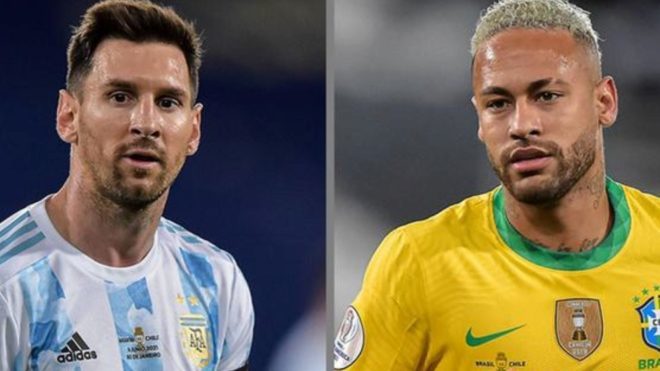 Argentina Messi Brazil Neymar Copa America