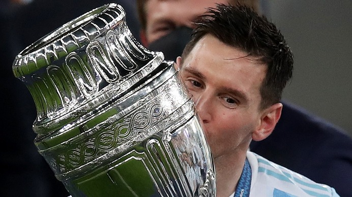 Messi conquistó la Copa América 2020 con Argentina