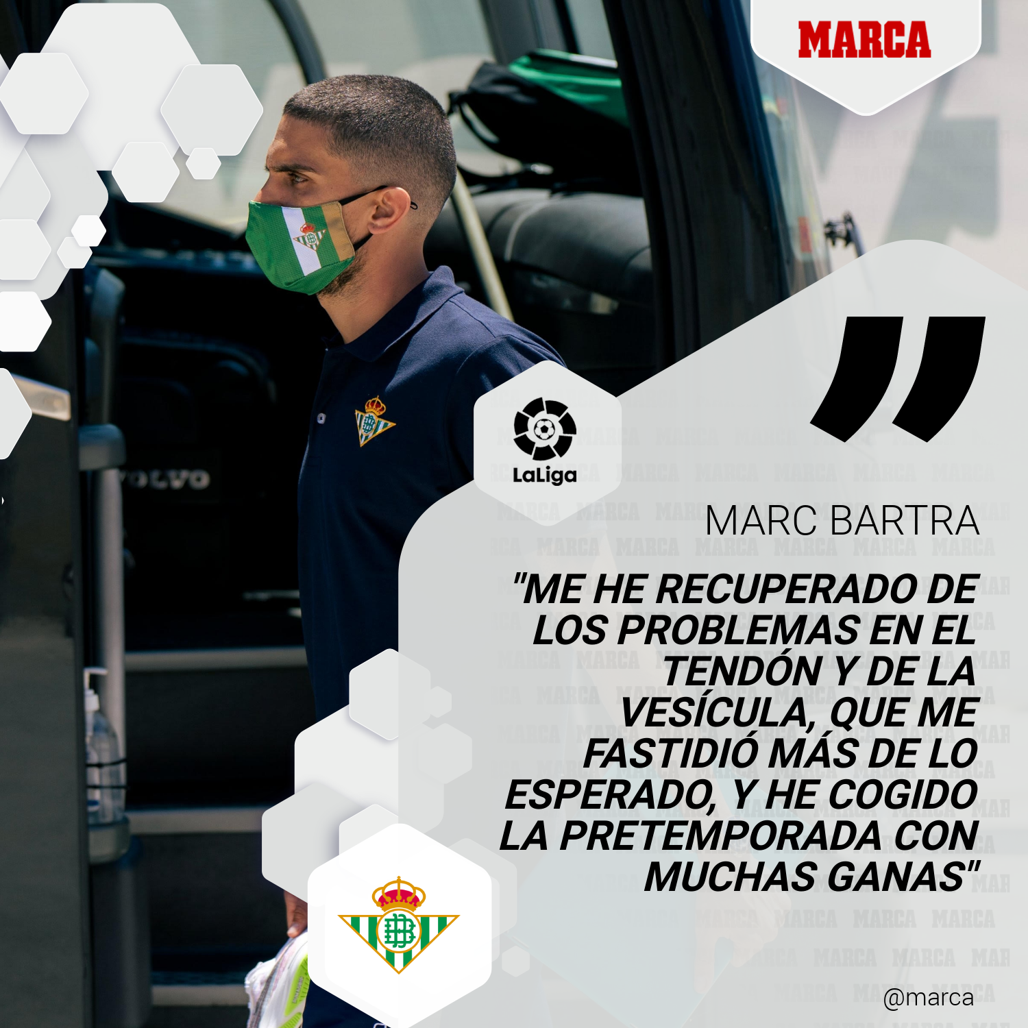 Bartra - Statements - Preseason - Betis - Football - LaLiga - First division