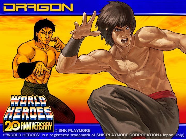 Bruce Lee Kim Dragon en los héroes del mundo