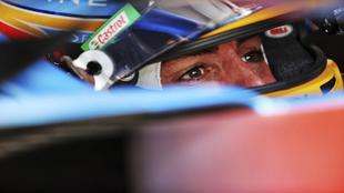 Fernando Alonso, en el GP de Gran Bretaa 2021.