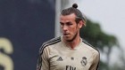 Bale, en un entrenamiento con el Real Madrid de temporadas pasadas.