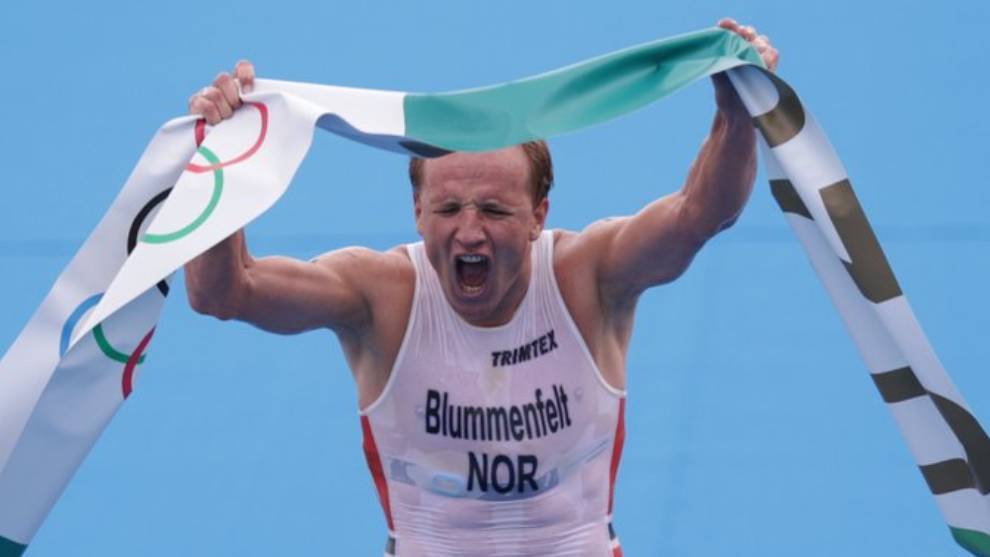 Triatlón masculino, en directo: Blummenfelt se corona en Tokio y la 'TRIarmada' se queda sin medallas