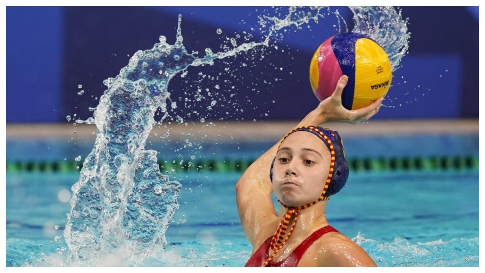 Elena Ruiz intenta un lanzamiento en los Juegos Olímpicos de Tokio.