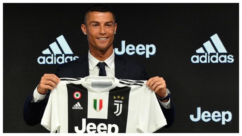 Cristiano, en su presentación como jugador de la Juventus en 2018.