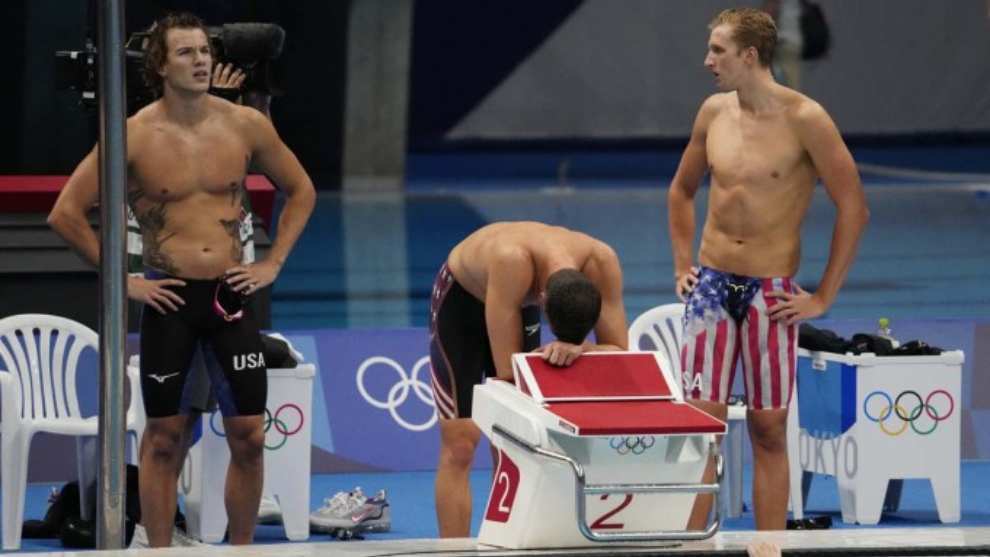 Los nadadores estadounidenses, abatidos tras no meterse en el podio