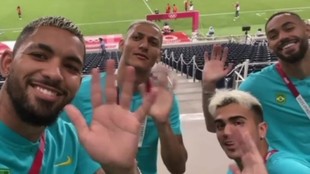 La burla de los jugadores de Brasil 'gracias' a Espaa