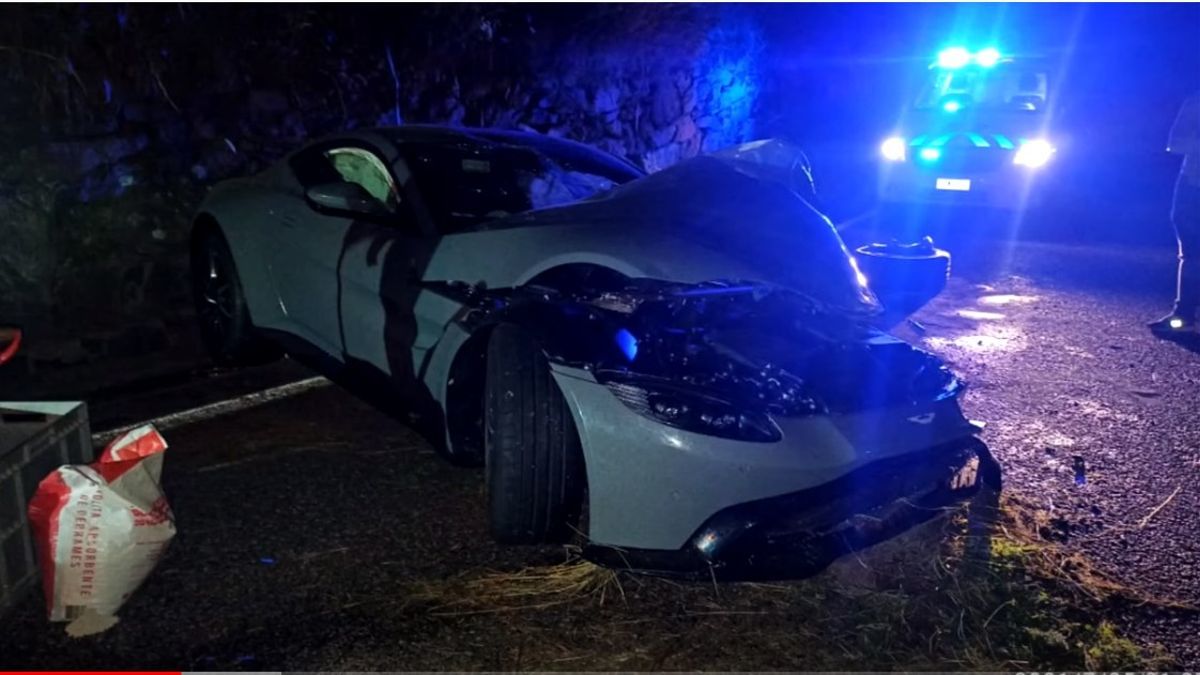 Youtuber - Salva - Accidente - Aston Martin Vantage