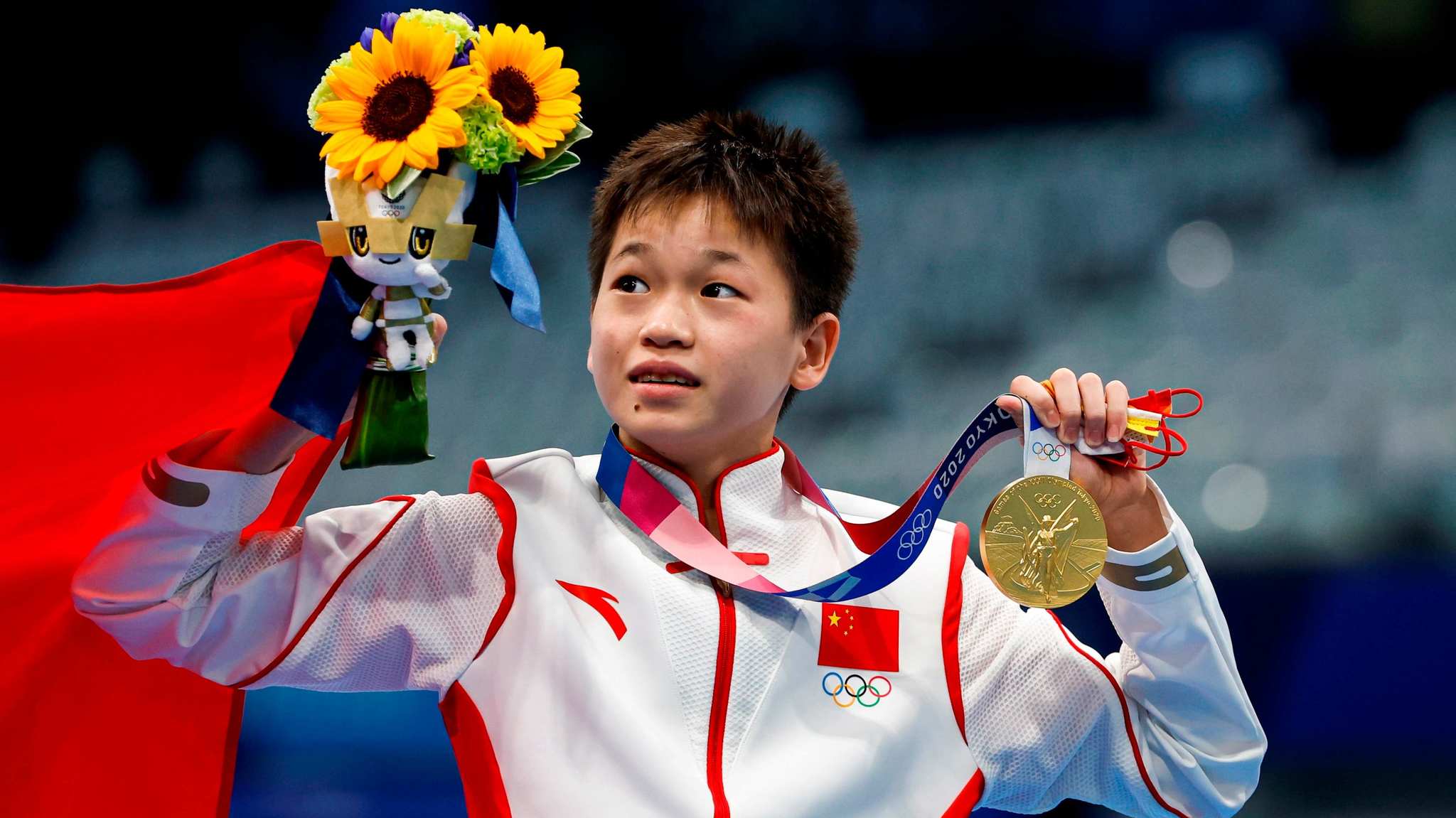 Hongchan Quan, la 'Comaneci' de los saltos, gana con 14 años y ¡24 dieces!