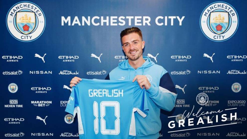 Oficial: Jack Grealish ficha por el Manchester City