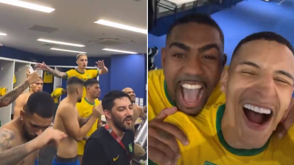 Made in Brazil: The Olympic party in the dressing room