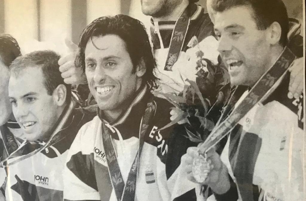 Jordi Payá con la mítica medalla de oro de Atlanta 1996.
