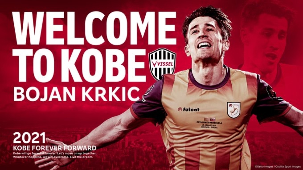 Bojan Krkic jugará con Iniesta en el Vissel Kobe