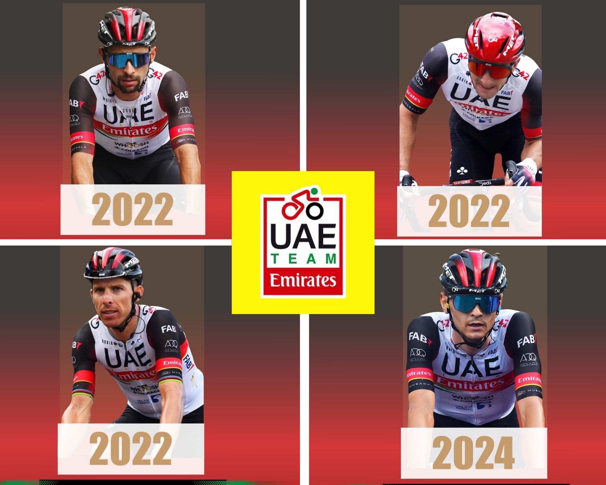 Todas las renovaciones que ha acometido el UAE Teams Emirates.