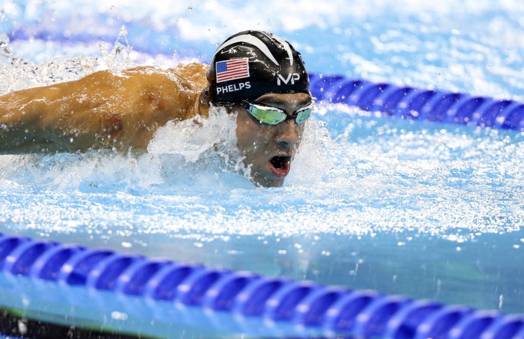 Michael Phelps en Ro 2016.