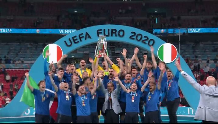 Italia, ganadora de la última edición de la Eurocopa.