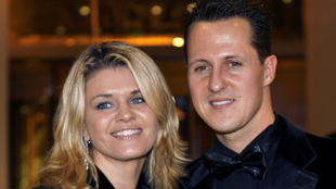 Corinna y Michael Schumacher.
