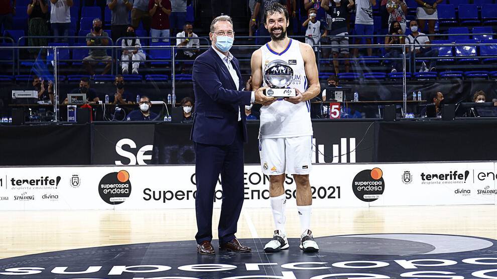 Sergio Llull, MVP of the Super Cup