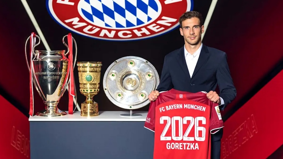 Leon Goretzka renueva con el Bayern hasta 2026.