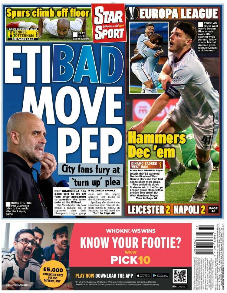 Pep Guardiola se mete en problemas con la aficin por el 'Emptyhad'