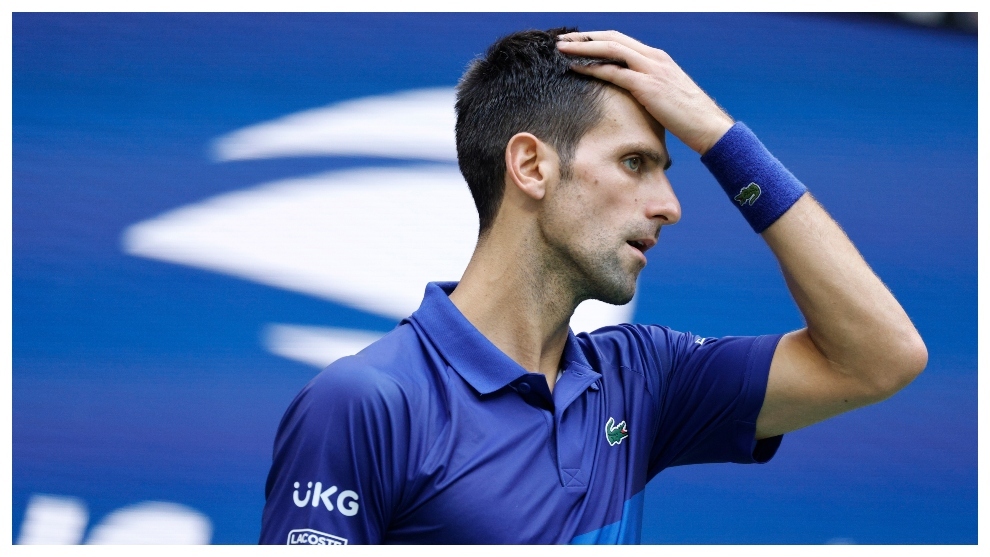 Djokovic se lamenta en el ltimo US Open
