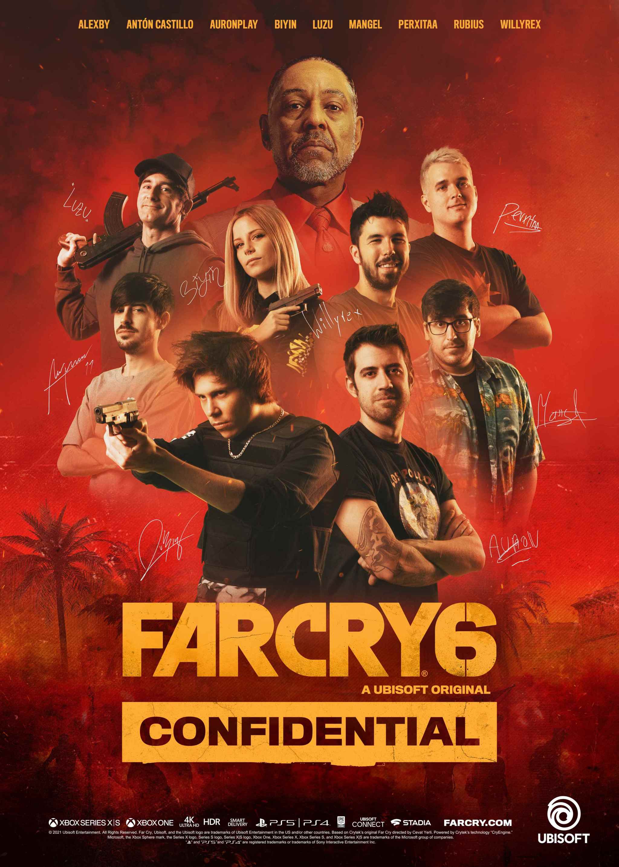 Cartel promocional de Far Cry 6 Confidential