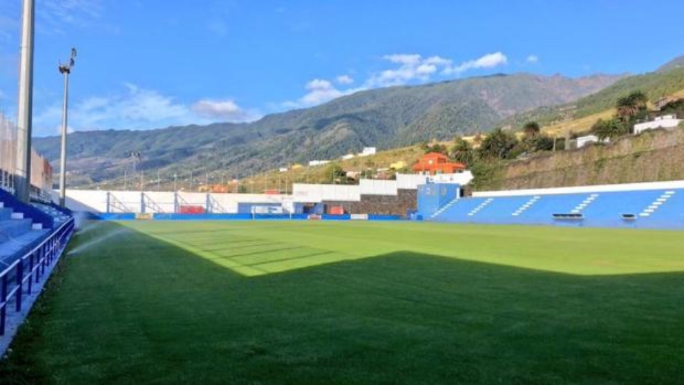 El estadio Virgen de las Nieves, estadio de la SD Tenisca.