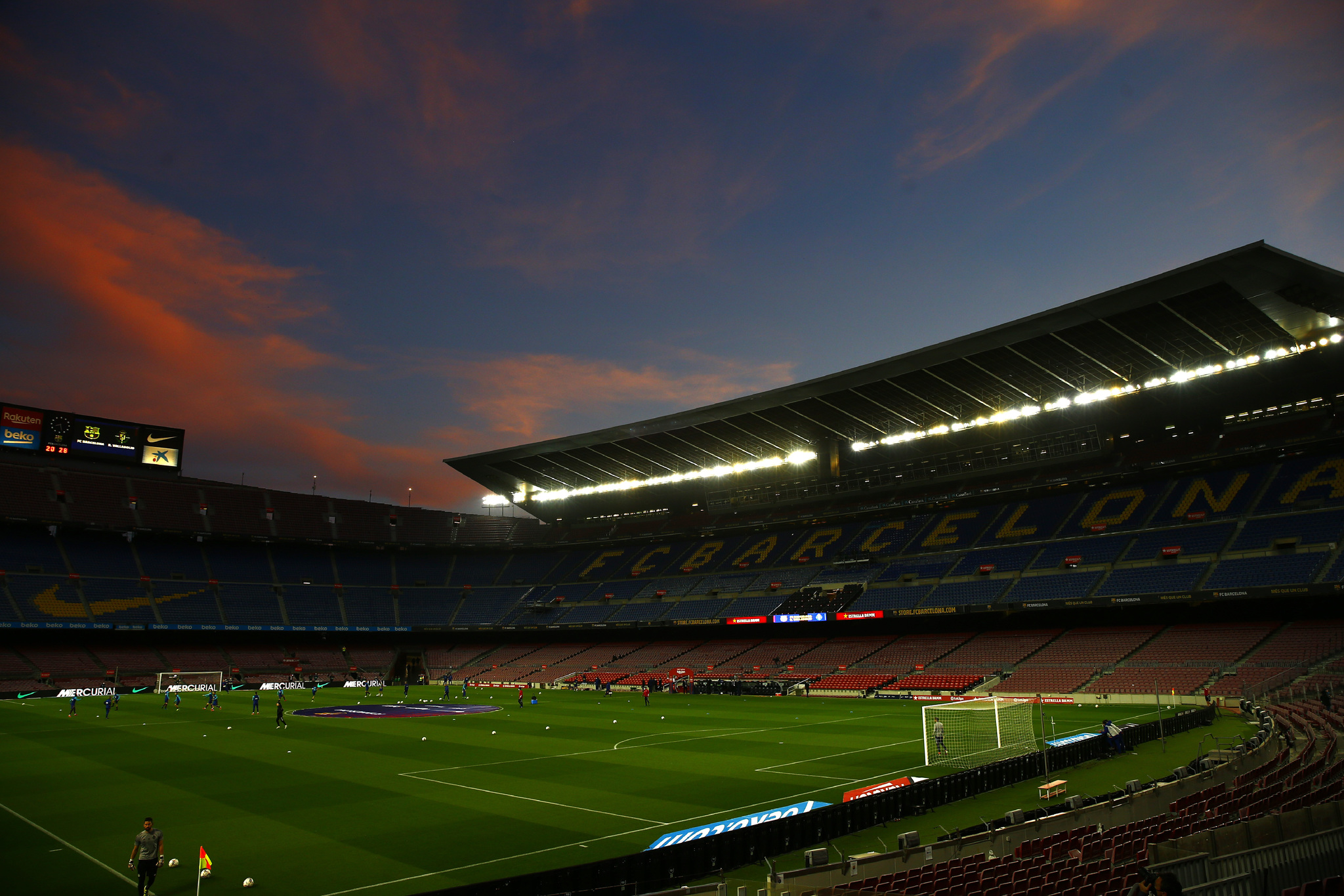 El Camp Nou recibir al Valencia durante la novena jornada de LaLiga Santander.