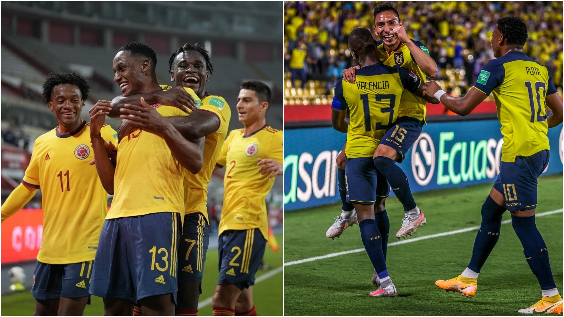Colombia - Ecuador: Resumen, resultado y goles