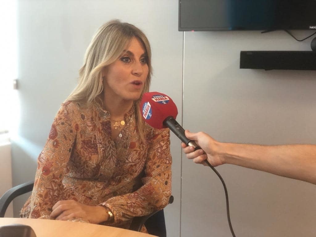 Susana Guasch, durante la entrevista en Marcador.