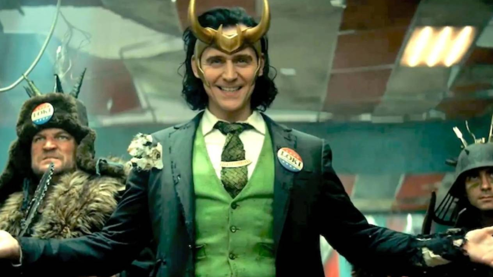 Tom Hiddleston, en el papel de Loki.