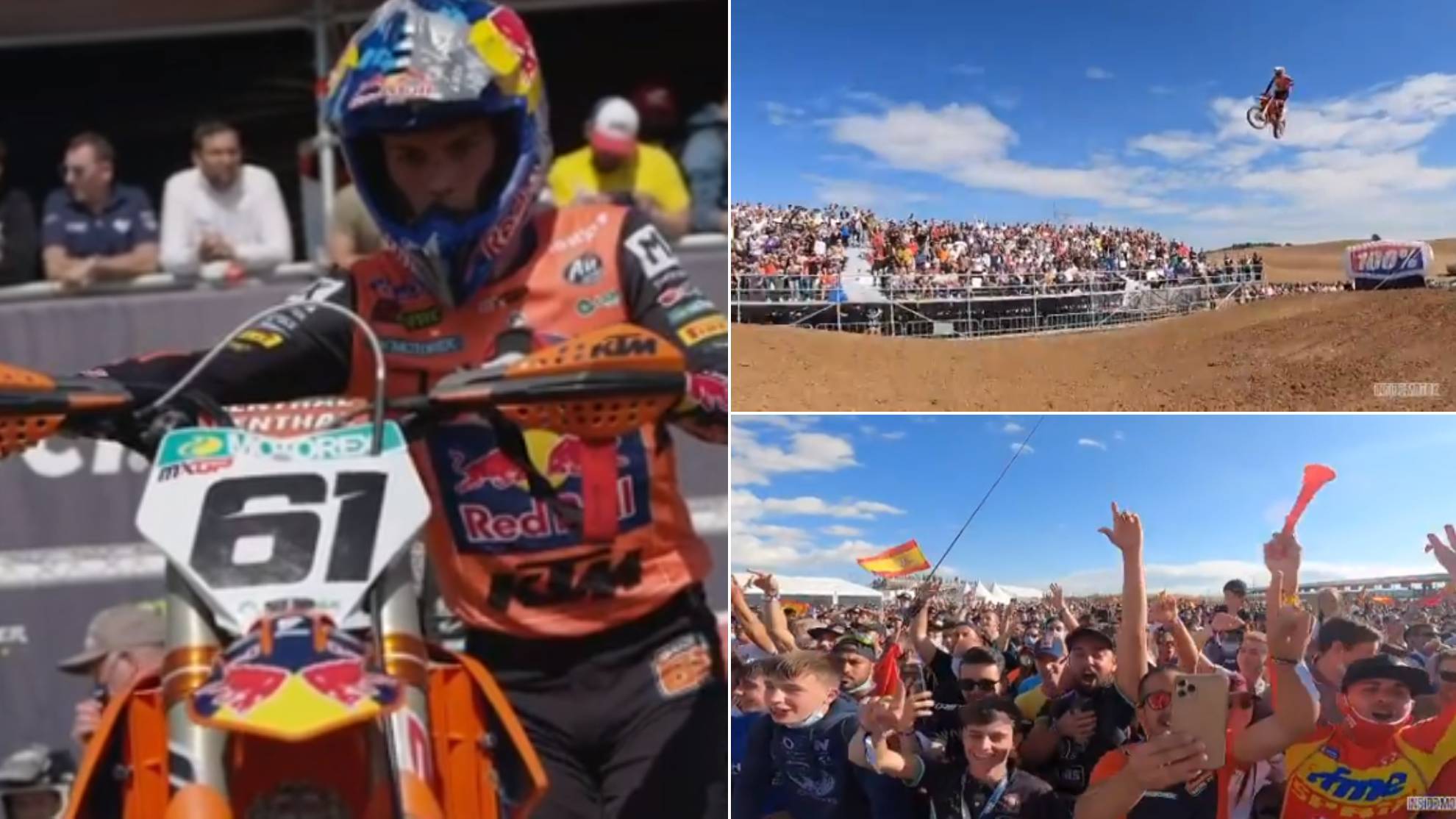 Así fue el genial GP de España de Motocross: las mejores acciones de Jorge Prado, 10.000 espectadores...