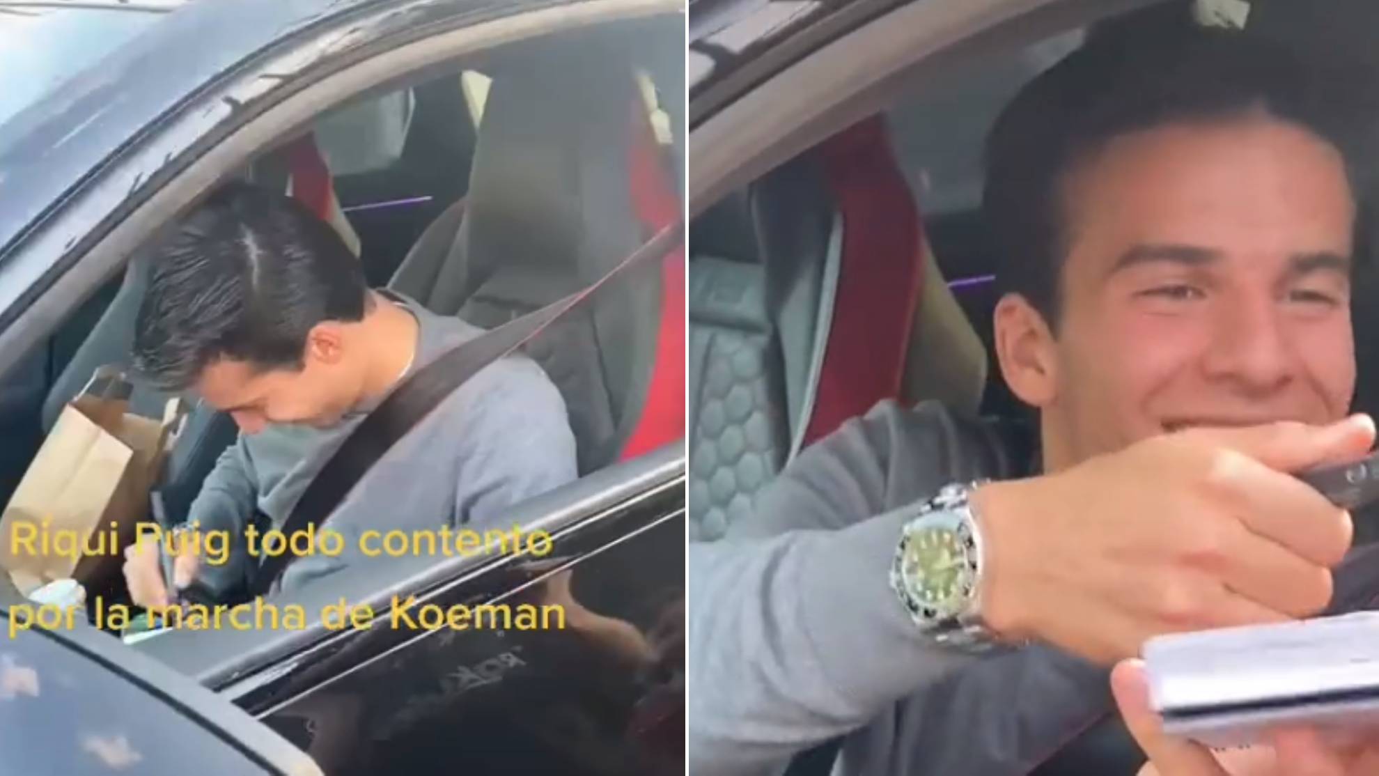 El vídeo de Riqui Puig tras el despido de Koeman: su risa lo dice todo...