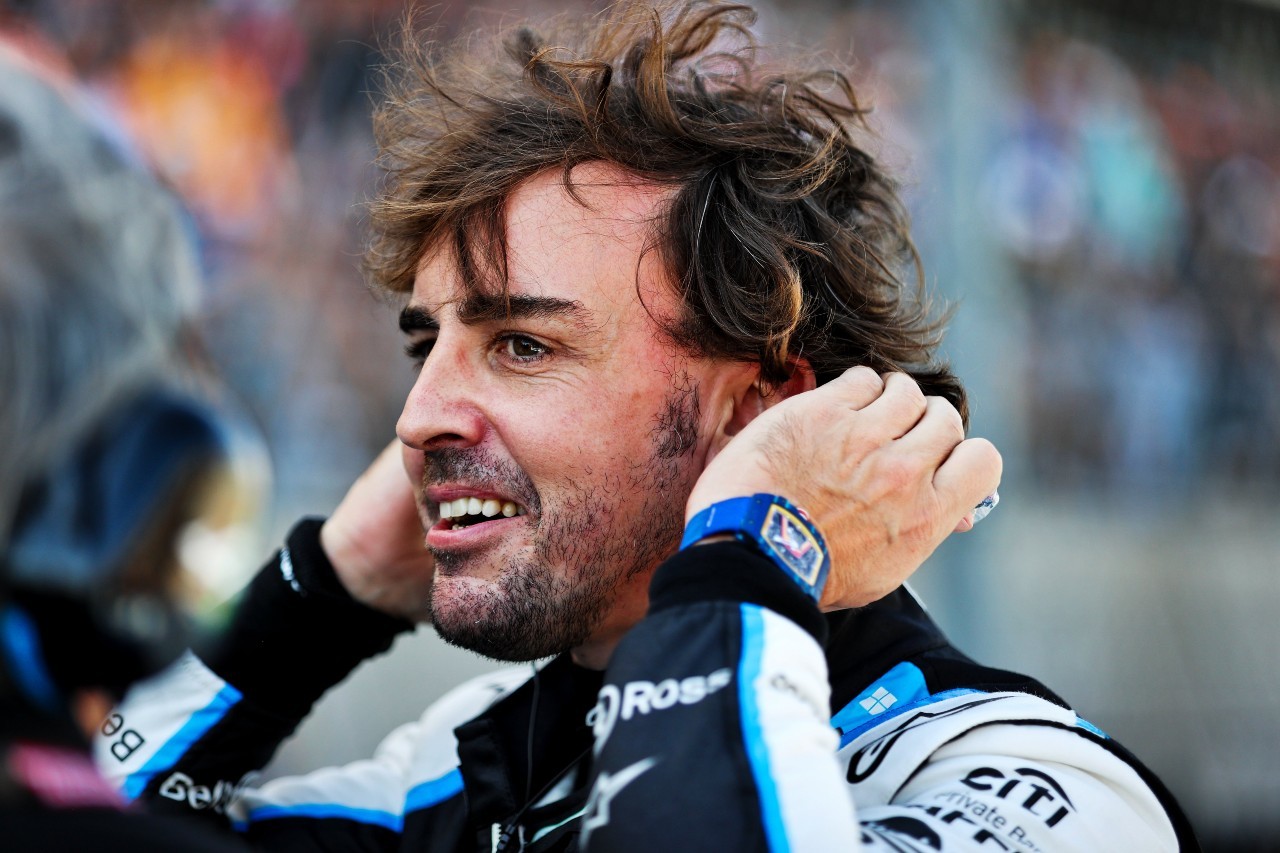 Fernando Alonso, con Alpine este año.