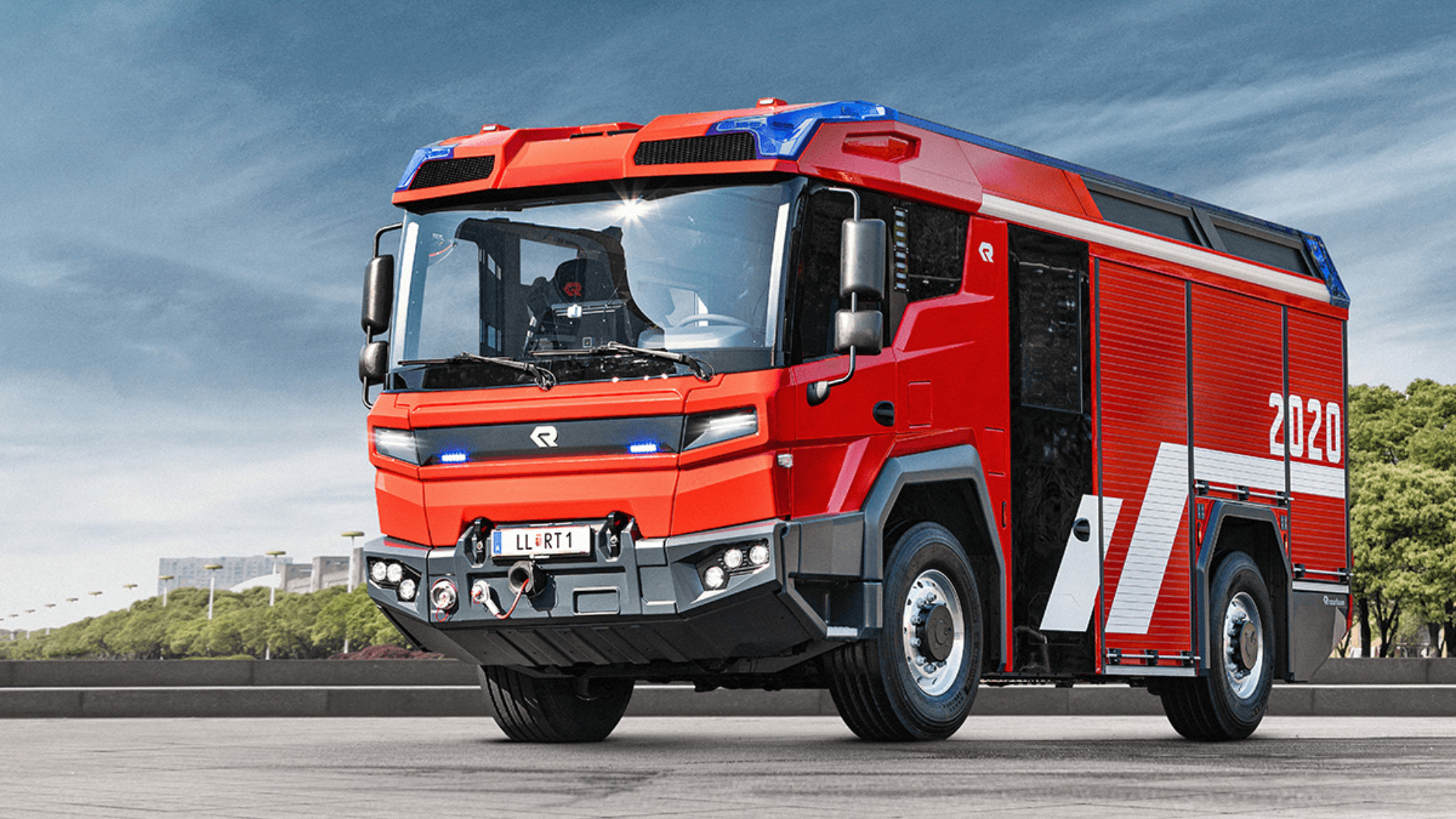 Revolutionary Technology - Camion de bomberos electrico