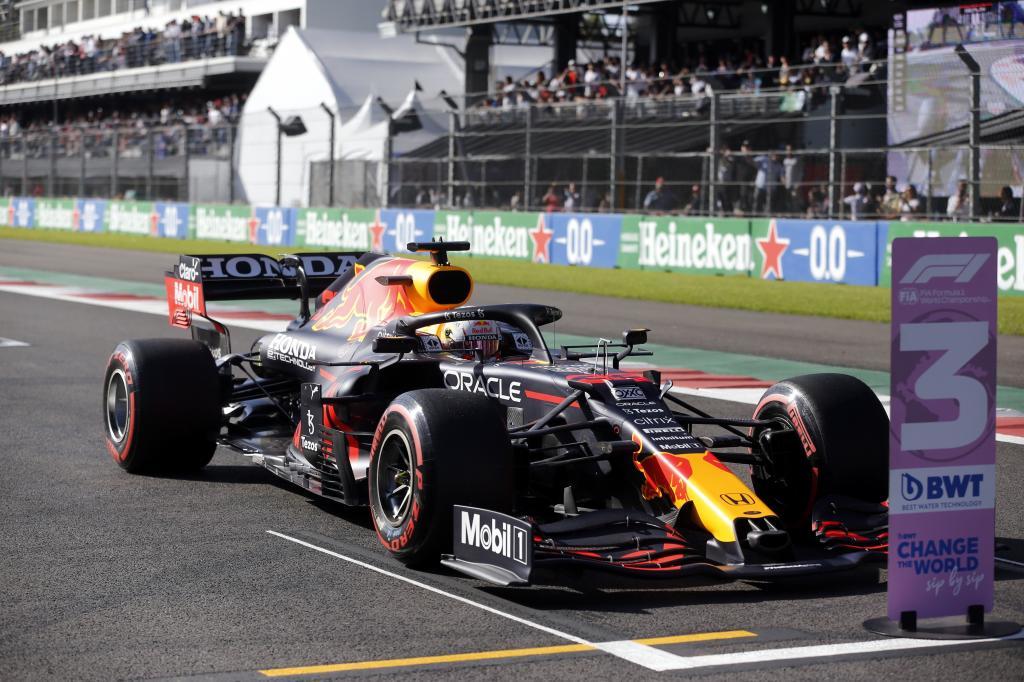 El Red Bull de Verstappen, tras ser tercero.