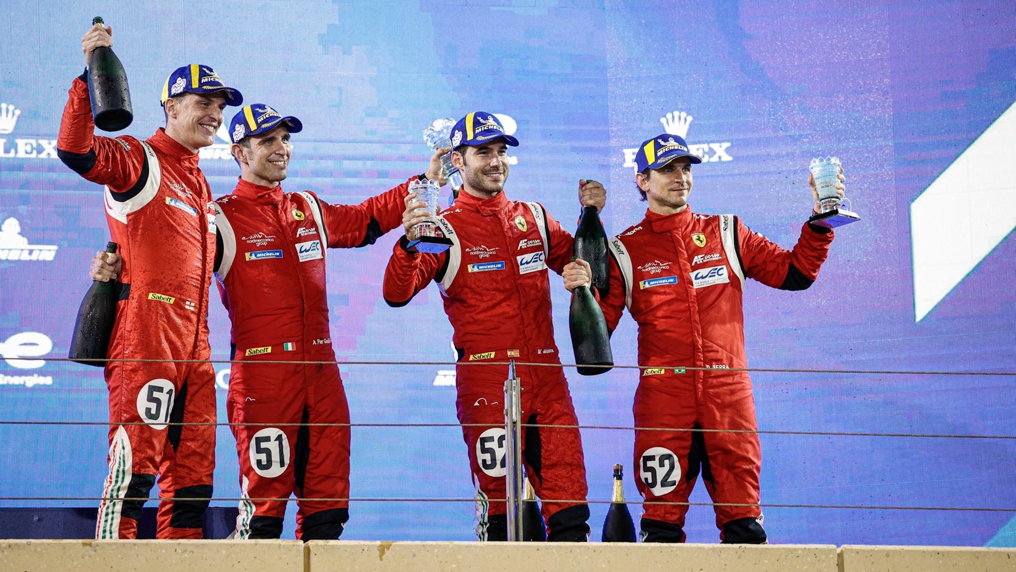 8 horas de barein - 8 hours bahrain - Ferrari campeon - protesta - Pier Guidi - James Calado