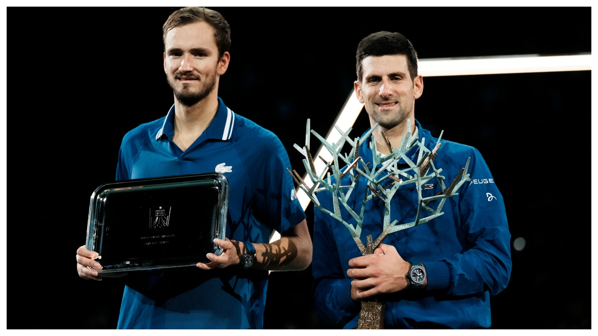 Medvedev, finalista, y Djokovic, campeón de Bercy