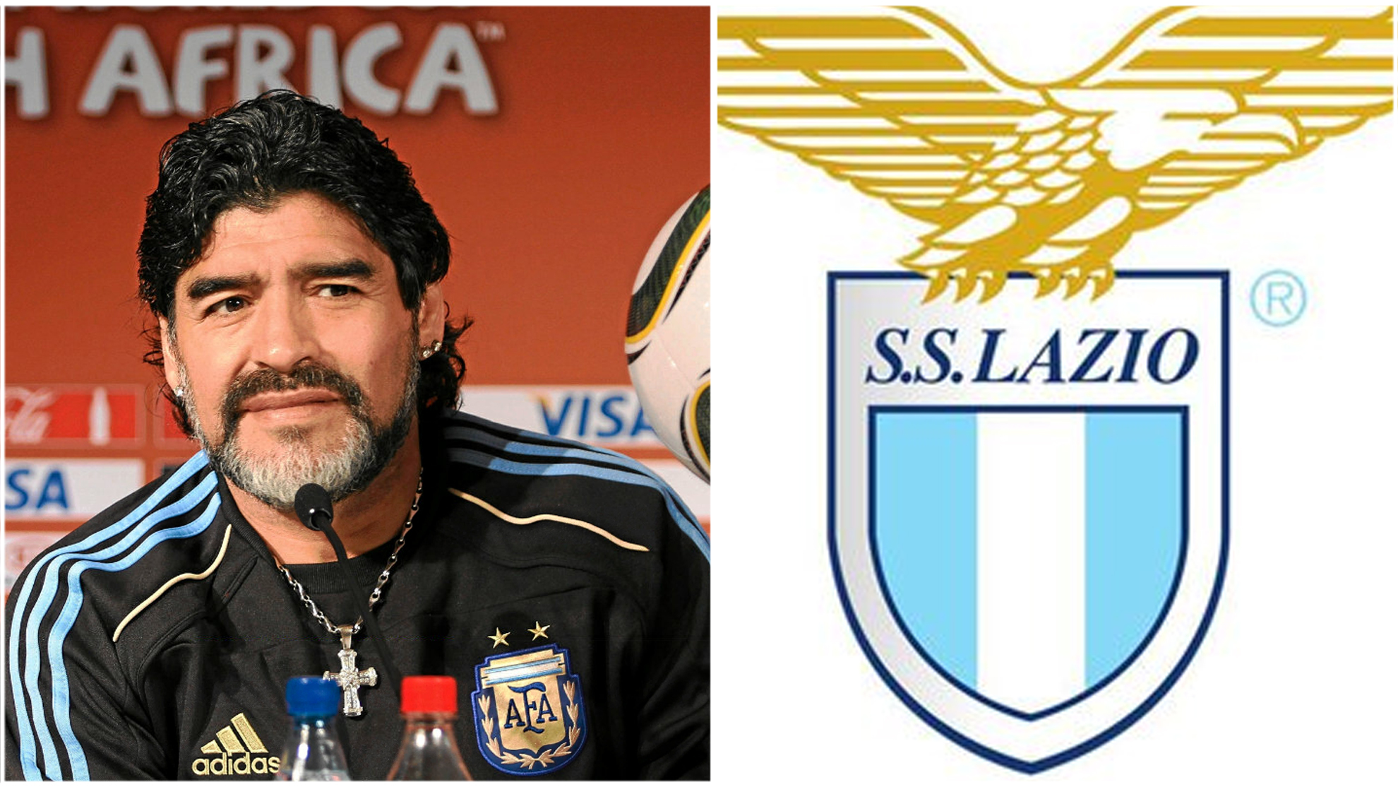 Maradona y la Lazio.