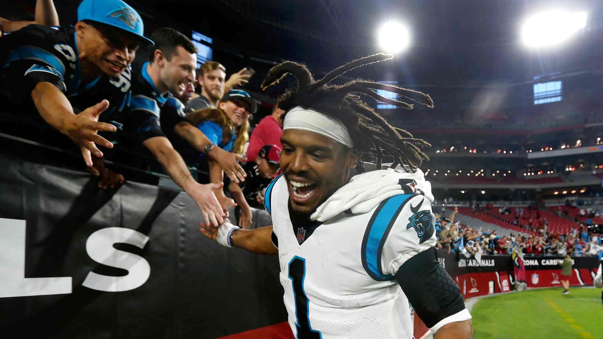 Panthers 34-10 Cardinals: 'Superman' back on his home planet: Cam Newton  and Panthers destroy Cardinals